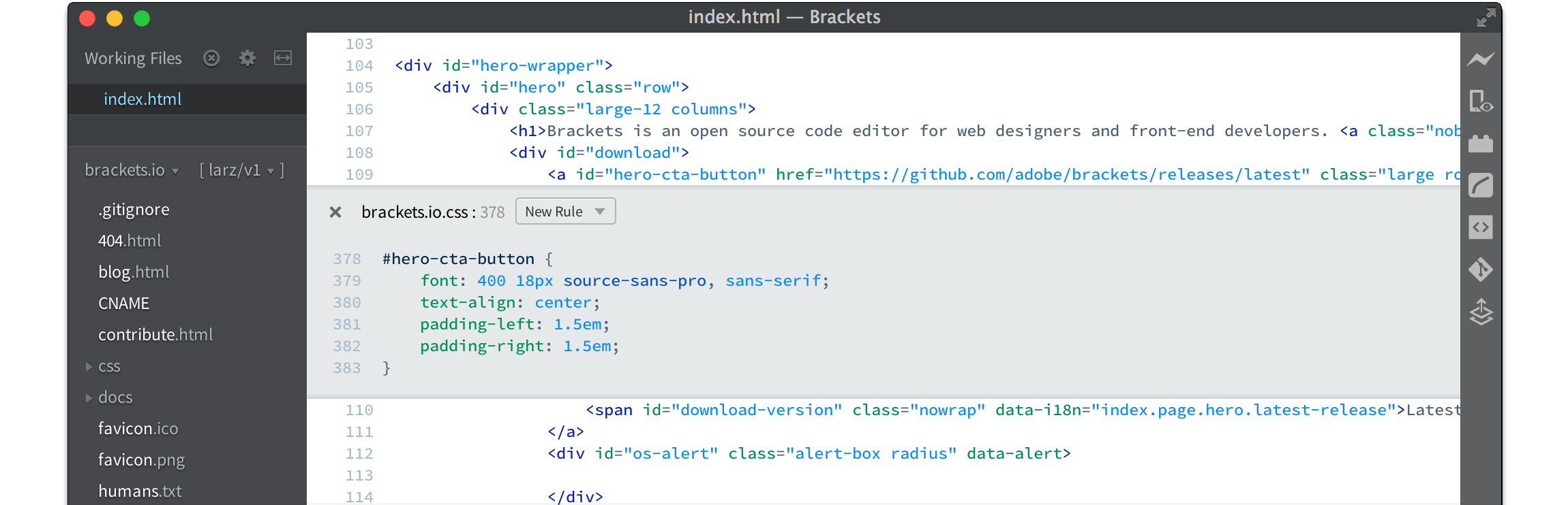 Brackets   A modern, open source code editor that understands web ...